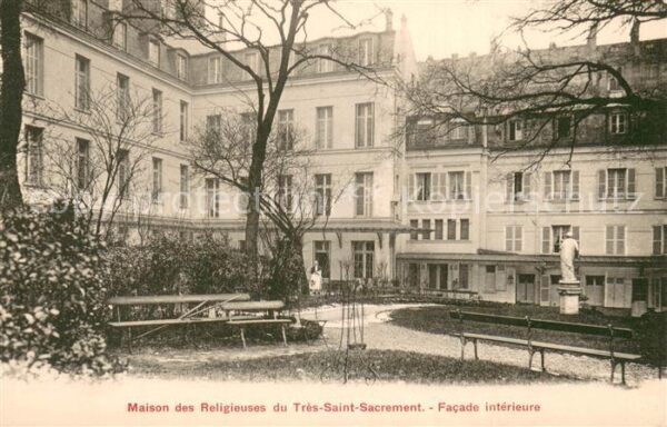 Paris 75 Maison des Religieuses du Tres-Saint-Sa