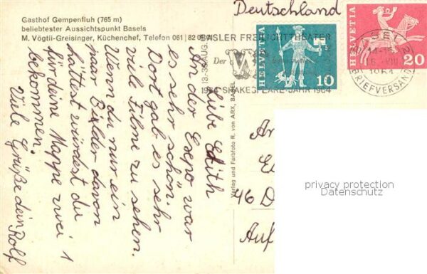 Basel BS Gasthof Gempenfluh – Bild 2