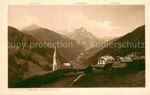 Tenna GR mit Blick ins Safiertal