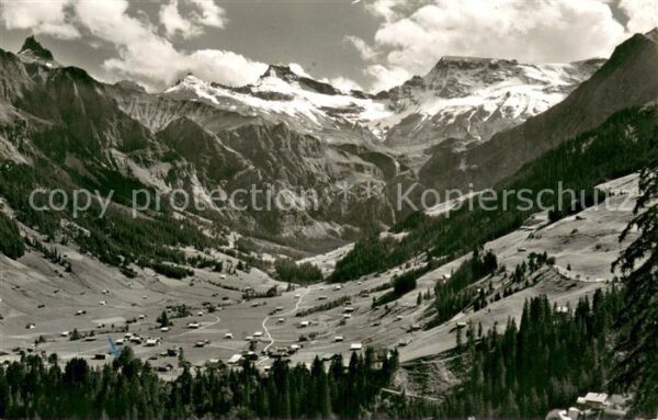 Adelboden mit Talabschluss Wildstrubel und Engstl