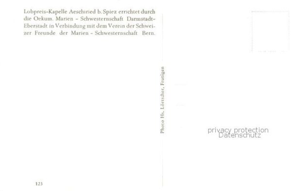 Spiez Thunersee BE Lobpreis Kapelle Aeschiried – Bild 2