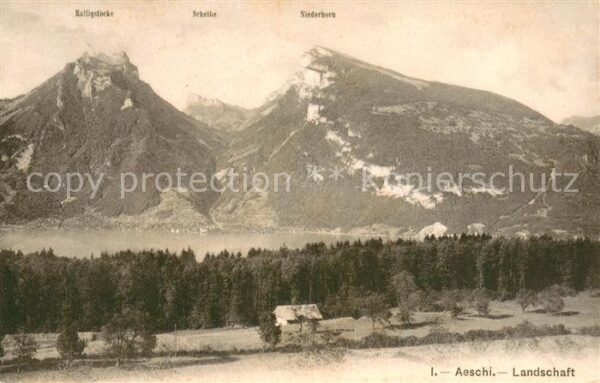 Aeschi BE mit Ralligstöcke Scheibe Niederhorn
