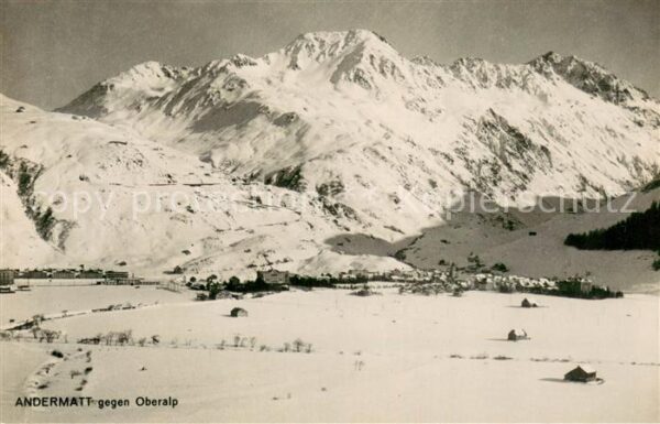 Andermatt UR mit Oberalp