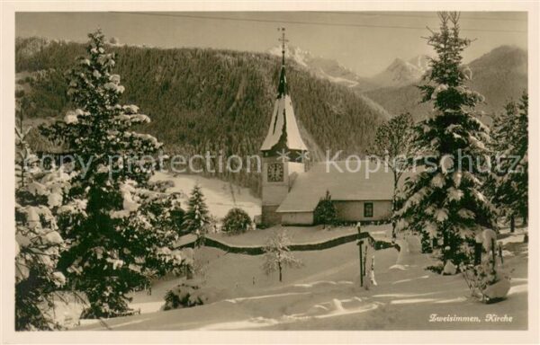 Zweisimmen BE Kirche