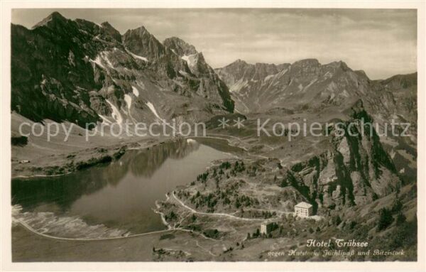 Truebsee OW Hotel Trübsee mit Hutstock Juchlipass u