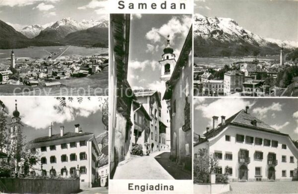 Samedan Panorama Ortsansichten