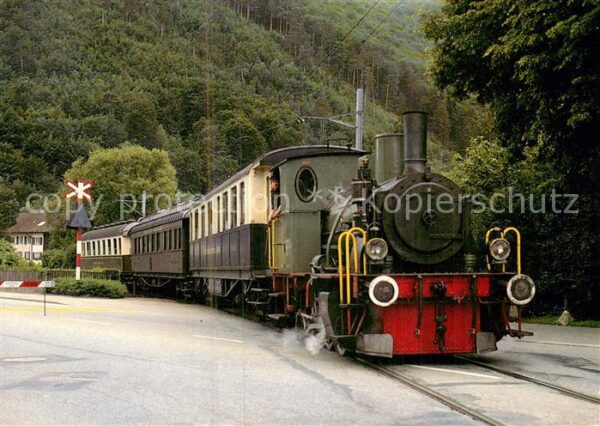 Balsthal SO Oensingen Balsthal Bahn Dampfzug Chluse