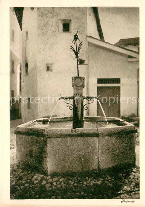 Vicosoprano GR Dorfbrunnen