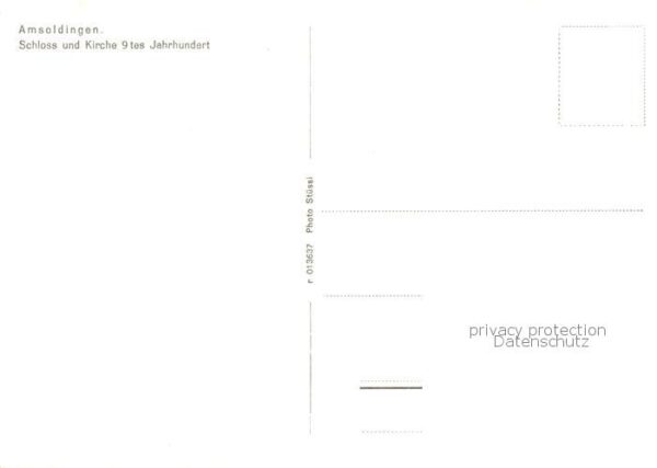 Amsoldingen Schloss und Kirche 9tes Jahrhundert – Bild 2