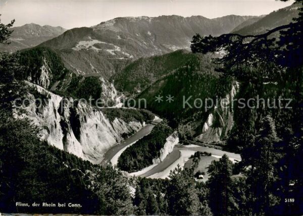 Flims Waldhaus Der Rhein bei Conn