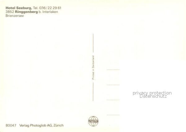 Ringgenberg Brienzersee Hotel Seeburg – Bild 2