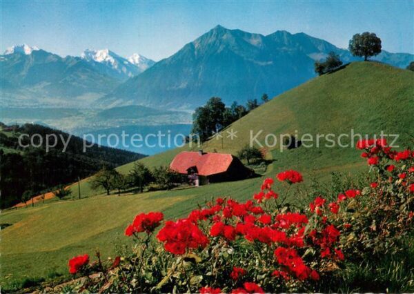 Heiligenschwendi mit Thunersee und Doldenhorn Balmhorn A