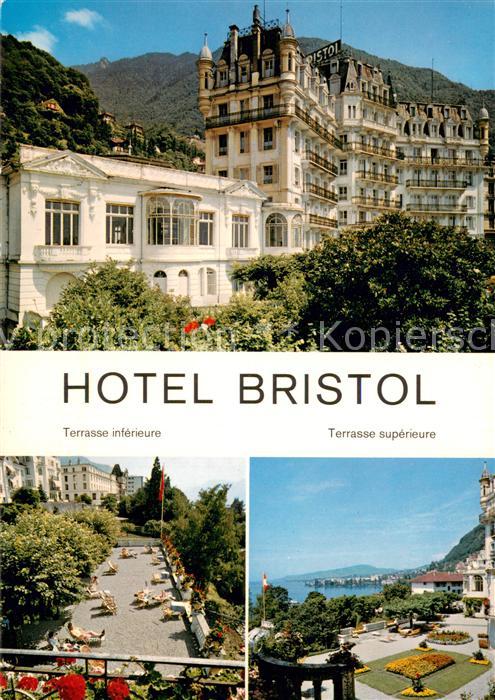 Montreux  VD Hotel Bristol Terrasse inferieure Terra