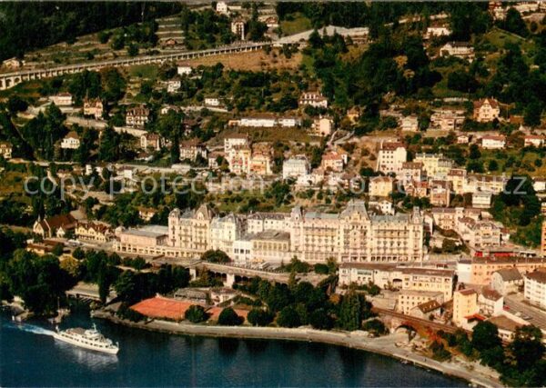 Territet Montreux VD Le Grand Hotel Vue aerienne