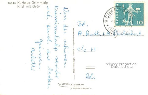 Schwenden Diemtigtal Kurhaus Grimmialp mit Kilei und Gsür – Bild 2