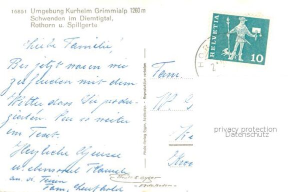 Schwenden Diemtigtal Kurheim Grimmialp mit Rothorn und Spill – Bild 2