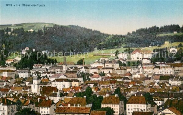 La Chaux-de-Fonds NE Panorama
