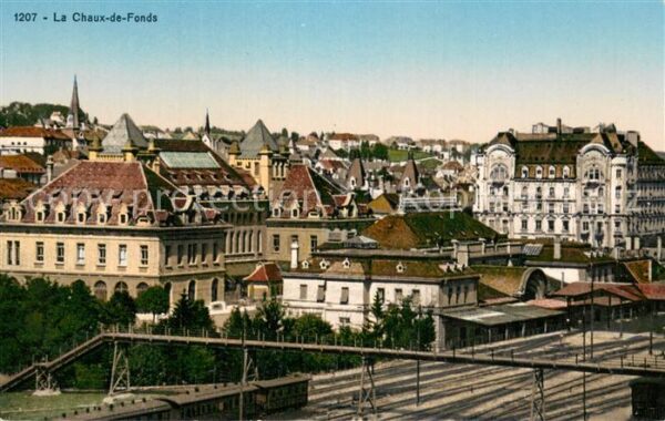 La Chaux-de-Fonds NE Vue partielle