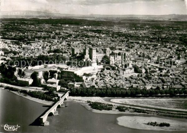 Avignon Vaucluse Vue aerienne