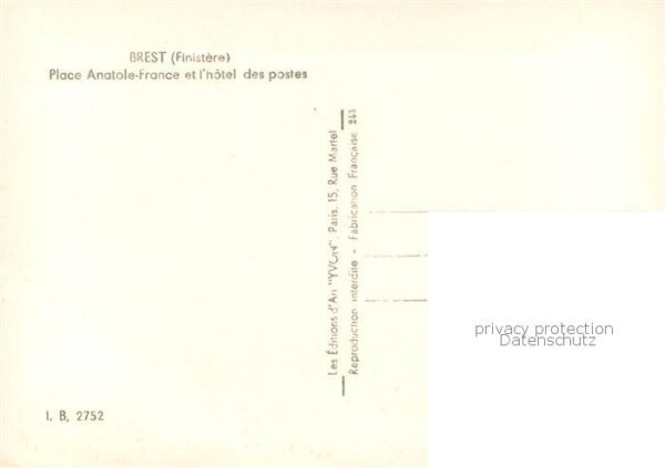 Brest 29 Place Anatole France et l’hotel des pos – Bild 2