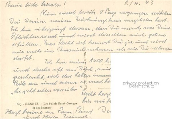 Rennes 35 Les Palais Saint Georges et des Science – Bild 2
