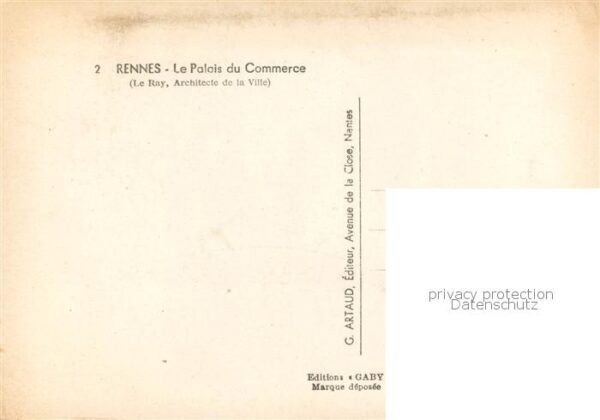 Rennes 35 Le Palais du Commerce – Bild 2