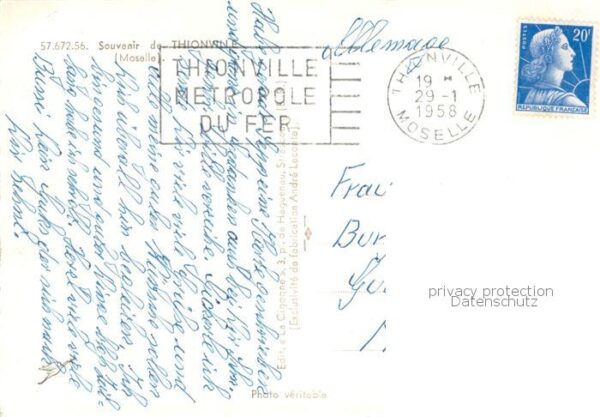 Thionville Diedenhofen 57 Souvenir de Thionville Vue partielle – Bild 2