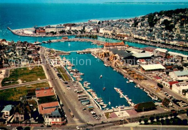 Trouville-Deauville Vue aérienne du port