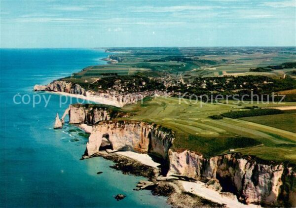 Etretat 76 Falaises vue aérienne