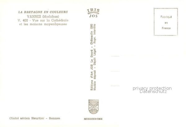 Vannes 56 La Cathedrale et les maisons moyenâgeus – Bild 2