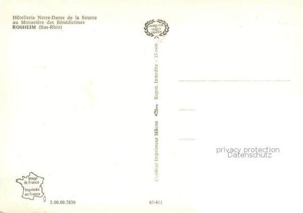 Rosheim Elsass Lothringen Hotellerie Notre-Dam – Bild 2
