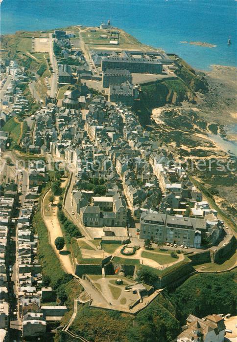 Granville 50 Manche Fliegeraufnahme La Haute Ville el les C
