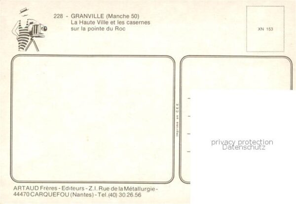 Granville 50 Manche Fliegeraufnahme La Haute Ville el les C – Bild 2