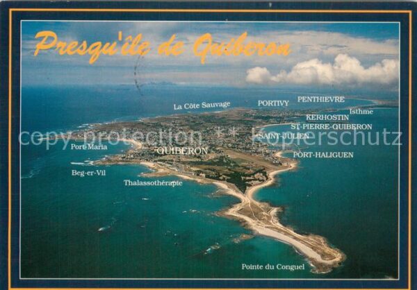Quiberon 56 Fliegeraufnahme Gesamtansicht
