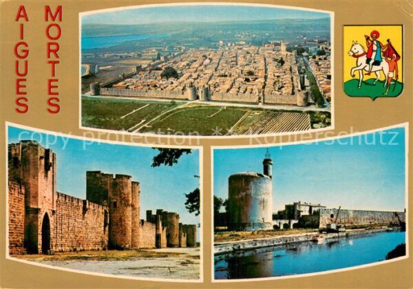 Aigues-Mortes 30 Fliegeraufnahme Les remparts - La tour