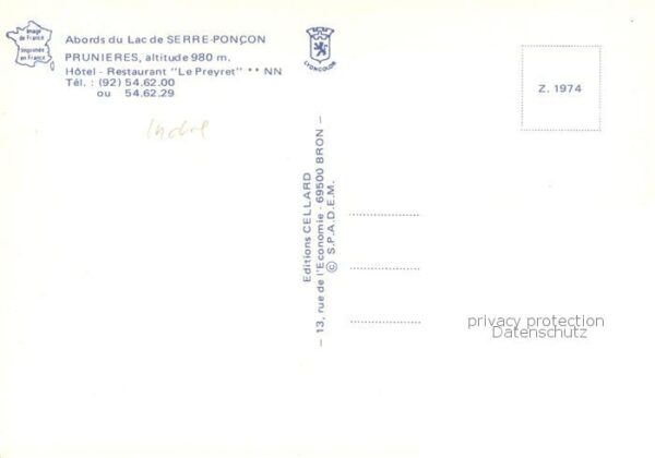 Serre Poncon Lac de Hotel Le Preyret See-Ansicht – Bild 2