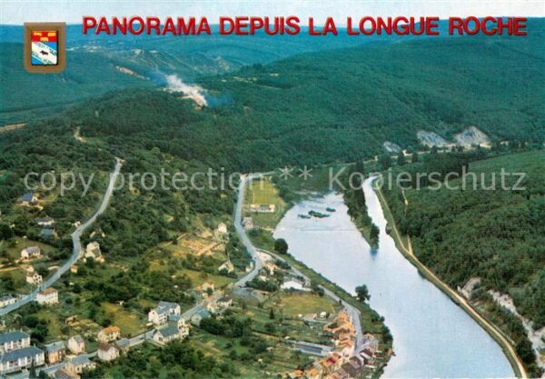 Montherme Panorama depuis la longue Roche Vue aer