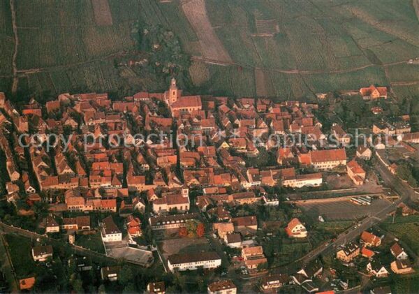 Riquewihr Haut Rhin Vue generale aerienne Cite medievale