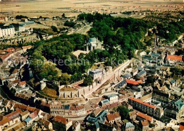 Dreux 28 Vue aerienne Les remparts de la ville
