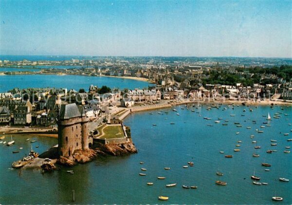 Saint-Servan 35 Ille-et-Vilaine La Tour Solidor Le Port Vue aerienne