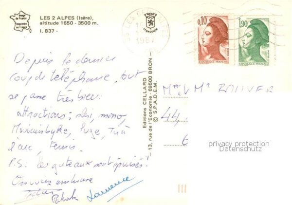 Venosc La station et au fond l’aiguille de Ven – Bild 2