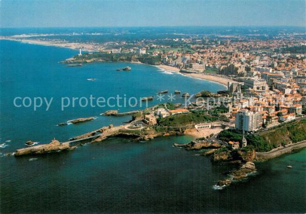 Biarritz Pyrenees Atlantiques Fliegeraufnahme