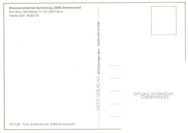 Zimmerwald BE Blasinstrumenten Sammlung – Bild 2