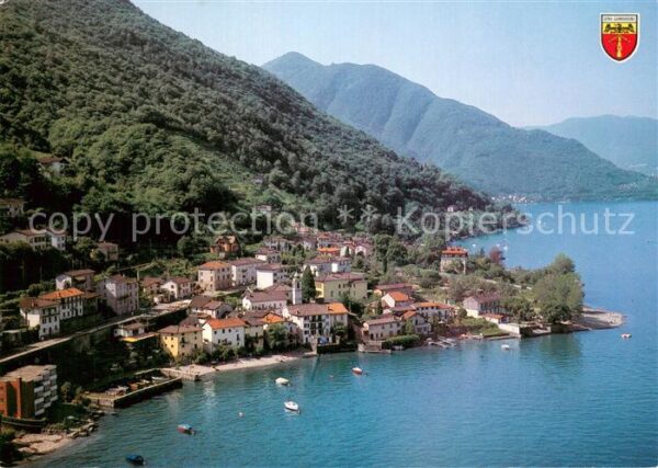 Gerra TI Lago Maggiore Fliegeraufnahme