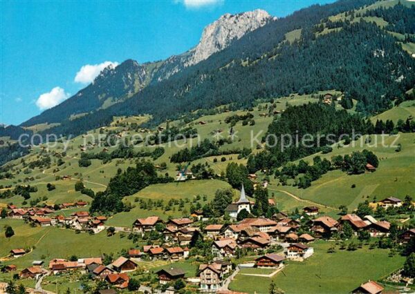 Erlenbach Simmental Fliegeraufnahme