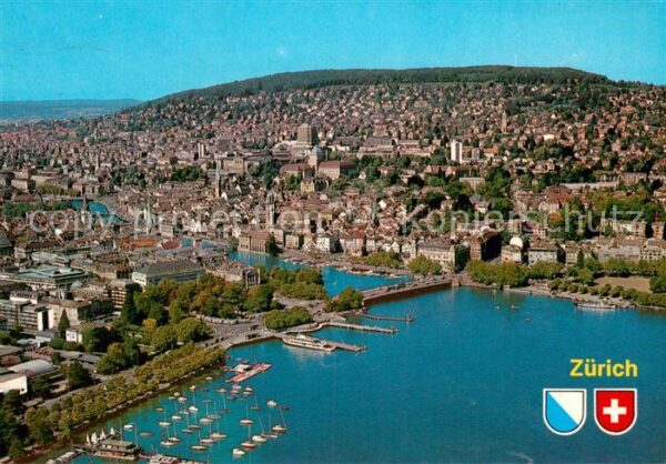 Zuerich ZH Fliegeraufnahme