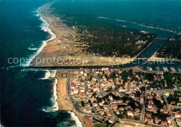 Hossegor Soorts Landes Belle vue d’ensemble aerienne de ces de