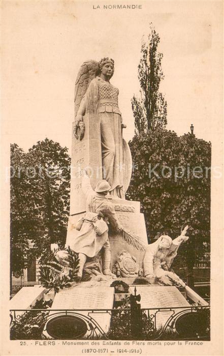 Flers 61 Orne Monument des Enfants de Flers morts pou