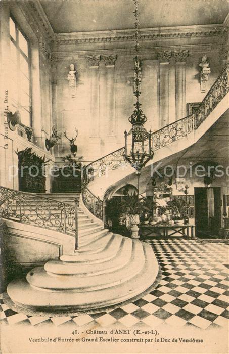 Anet 28 Chateau d’Anet Vestibue d’Entree et Gra
