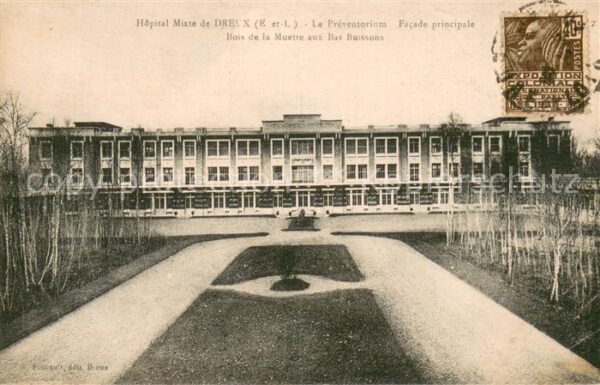 Dreux 28 Hopital Mixte Le Preventorium Facade pr